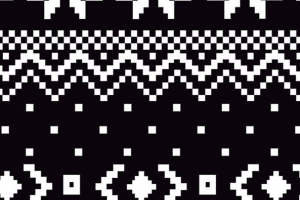 复古像素雪花 时尚服装印花设计素材