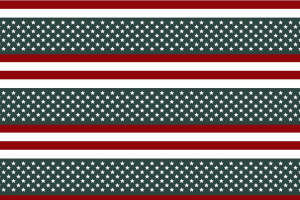 复古星条旗条纹面料印花设计素材