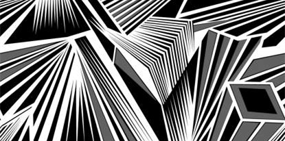 时尚黑白几何纹理 服装印花素材 现代简约设计