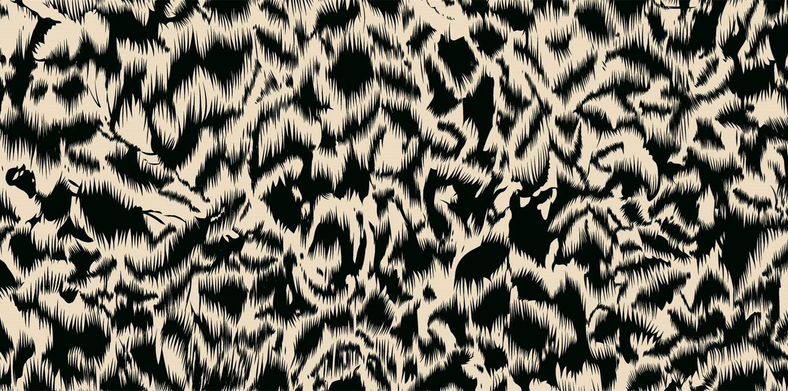 复古抽象纹理面料印花素材 时尚服装印花设计灵感