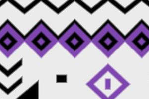 时尚几何紫黑撞色面料印花素材，适用于服装印花设计