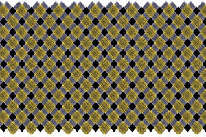 经典黄黑菱格纹面料印花 服装印花设计必备素材