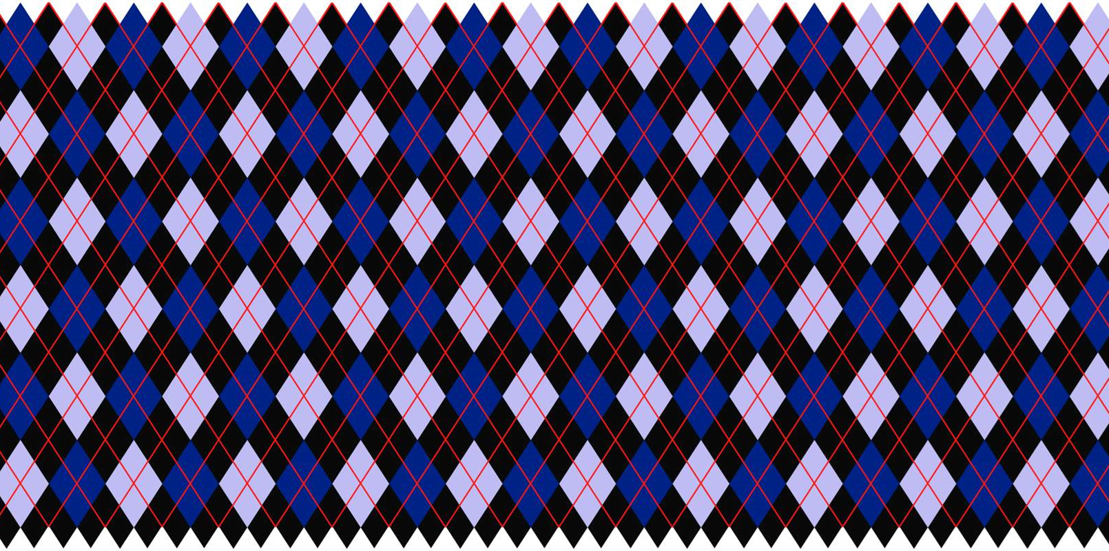 经典蓝黑菱格纹面料印花,时尚服装印花设计素材