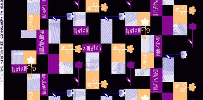 时尚几何花卉面料印花素材 服装印花设计灵感