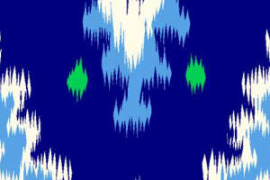 时尚几何纹样 蓝色系面料印花素材 适用于服装定制