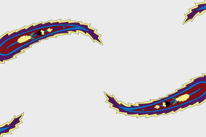 民族风复古面料印花素材，独特花型设计适用于服装印花