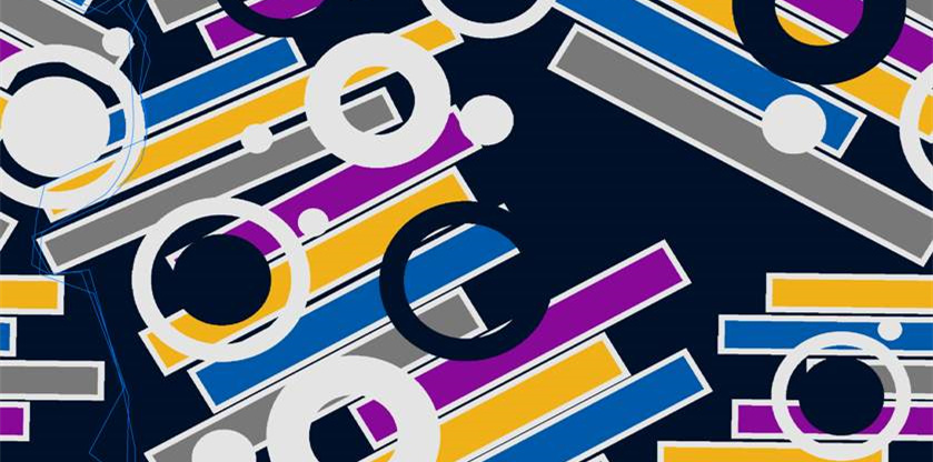 现代几何风面料印花素材 时尚服装印花设计灵感