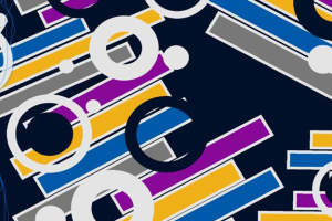 现代几何风面料印花素材 时尚服装印花设计灵感