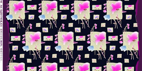 复古风面料印花素材 时尚服装印花设计灵感