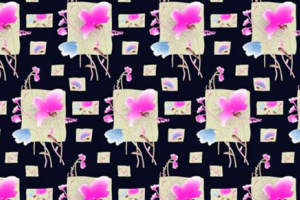 复古风面料印花素材 时尚服装印花设计灵感