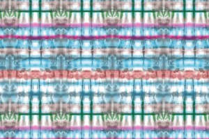 清新几何对称花型 服装印花面料素材推荐