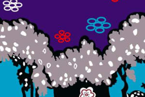 文艺风花卉与动物剪影 创意面料印花素材推荐