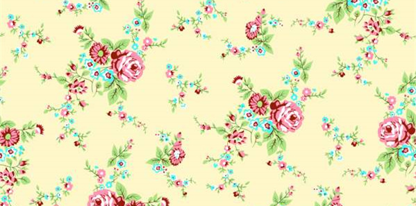 复古花卉面料印花素材 适合服装设计的优雅花型