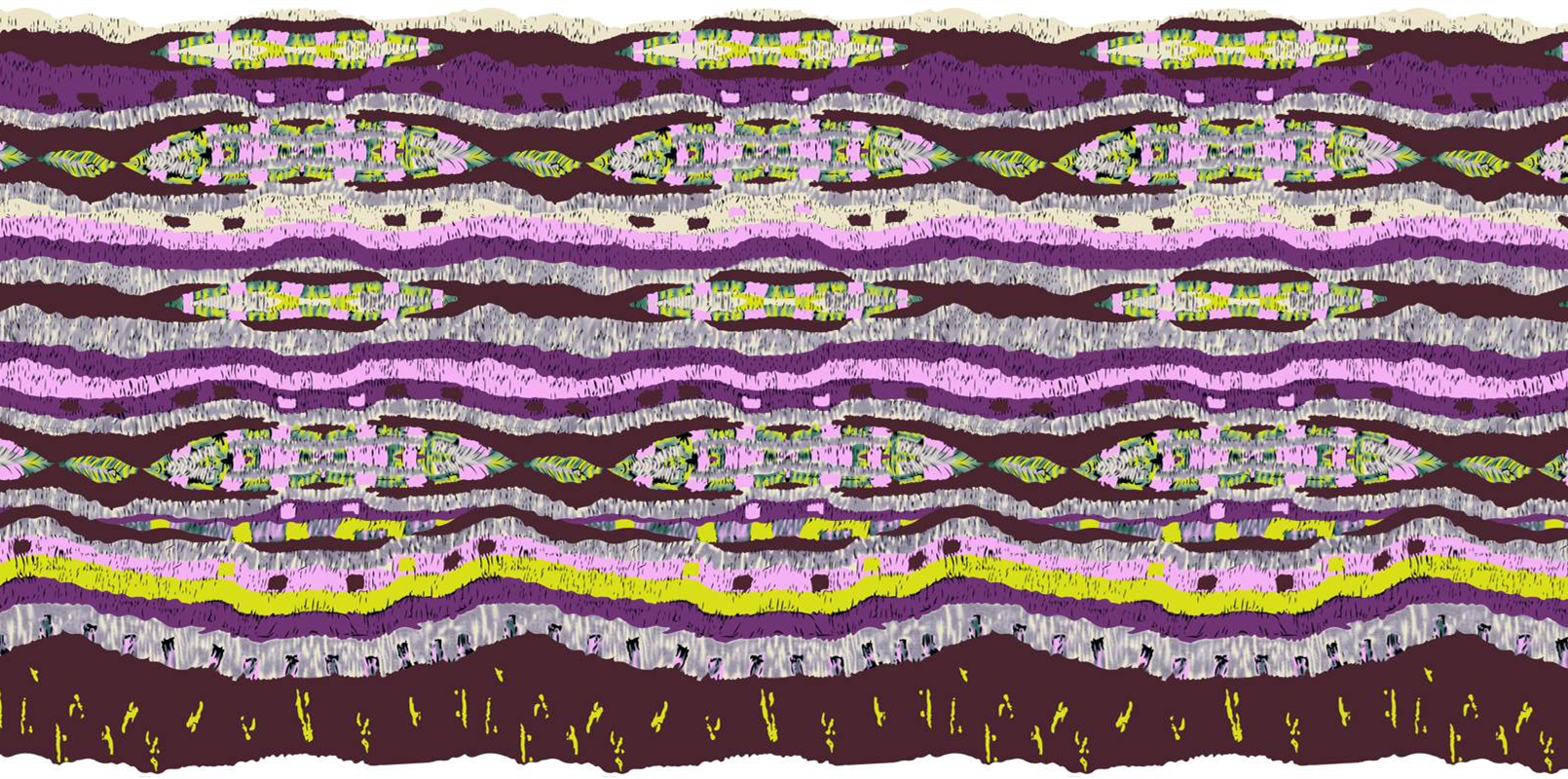 时尚艺术风面料印花素材 创意服装印花设计灵感