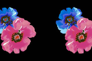 时尚水彩花卉面料印花素材 服装印花设计灵感