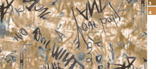 复古涂鸦风面料印花素材 时尚服装印花设计灵感