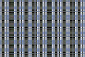 经典蓝黑格纹面料印花，时尚服装印花素材推荐