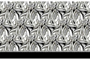 时尚抽象风面料印花素材，适用于服装设计的独特花型