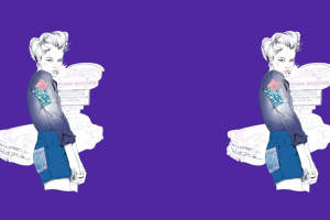 复古拼贴风服装印花素材，时尚面料印花设计灵感