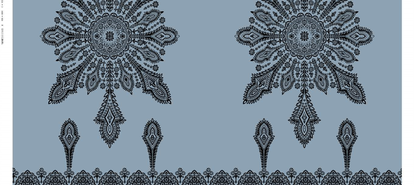 复古民族风服装印花素材 精美花卉曼陀罗设计