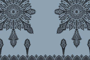 复古民族风服装印花素材 精美花卉曼陀罗设计