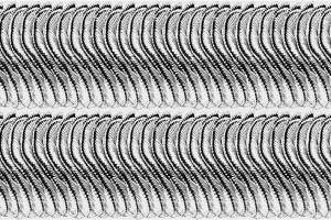 现代几何波浪纹面料印花设计素材 服装图案推荐