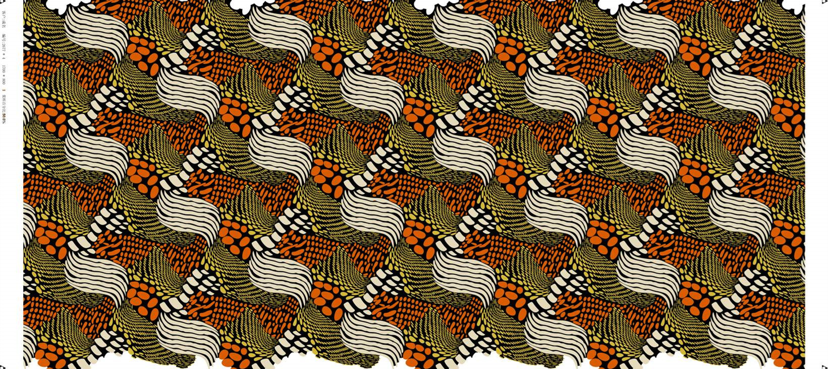 复古波普风面料印花素材 时尚服装印花设计灵感