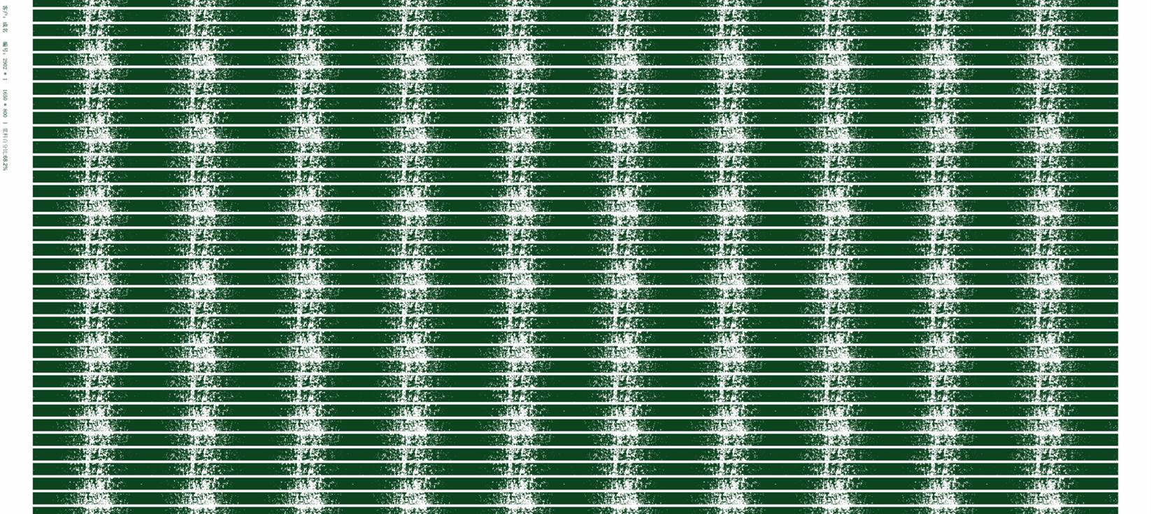 复古做旧绿白条纹面料印花素材 适用于服装印花设计