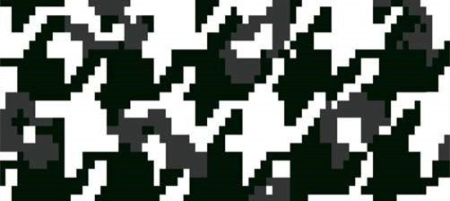 像素迷彩风格面料印花素材,适用于潮流服装印花设计