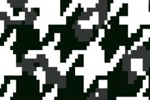 像素迷彩风格面料印花素材，适用于潮流服装印花设计