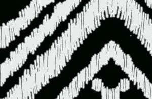 黑白锯齿纹面料印花素材，适用于服装设计的艺术图案