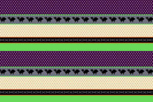 民族风复古条纹面料印花 创意服装印花设计素材