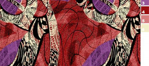 复古艺术风面料印花 高端服装印花素材推荐