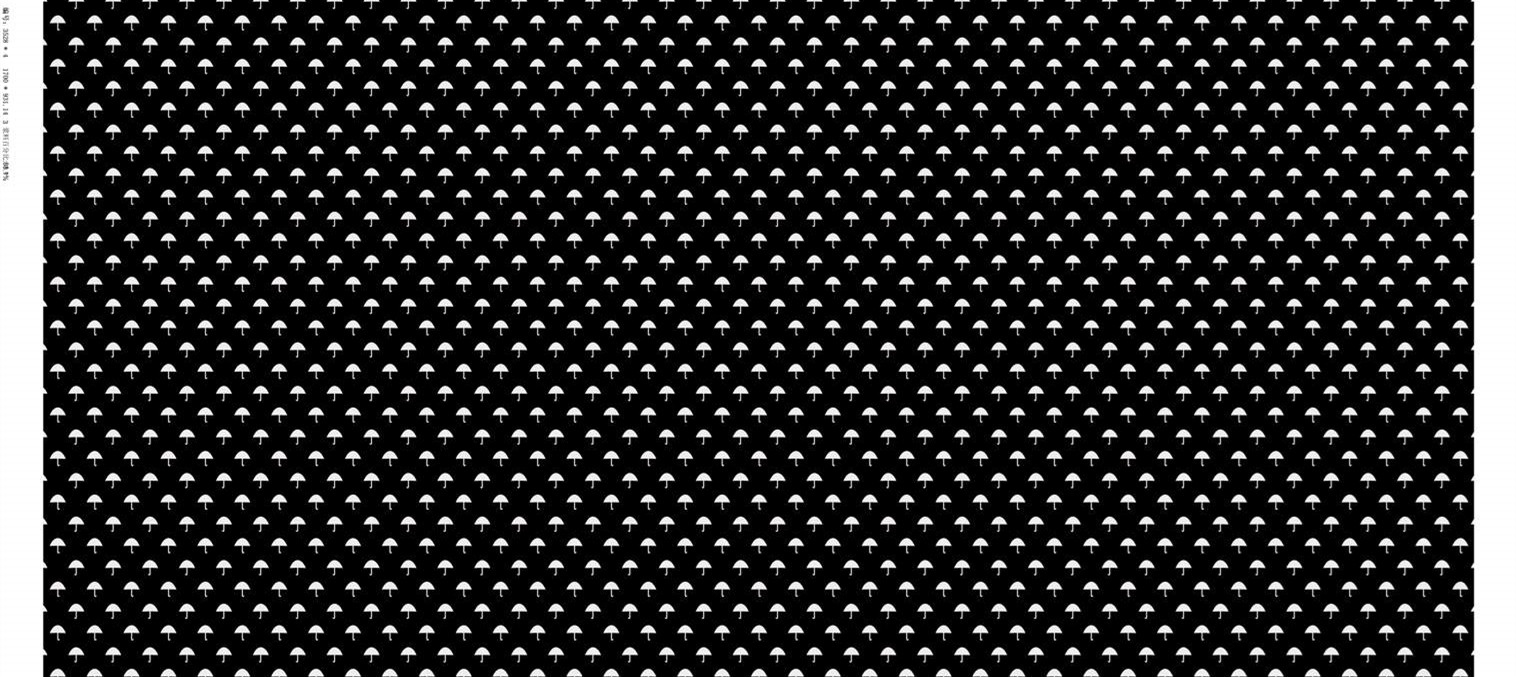 黑白伞纹面料印花素材 时尚服装印花设计