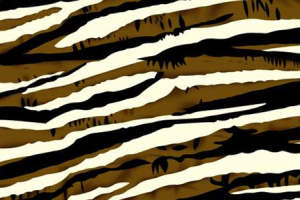 野性虎纹面料印花素材，打造潮流服装印花设计