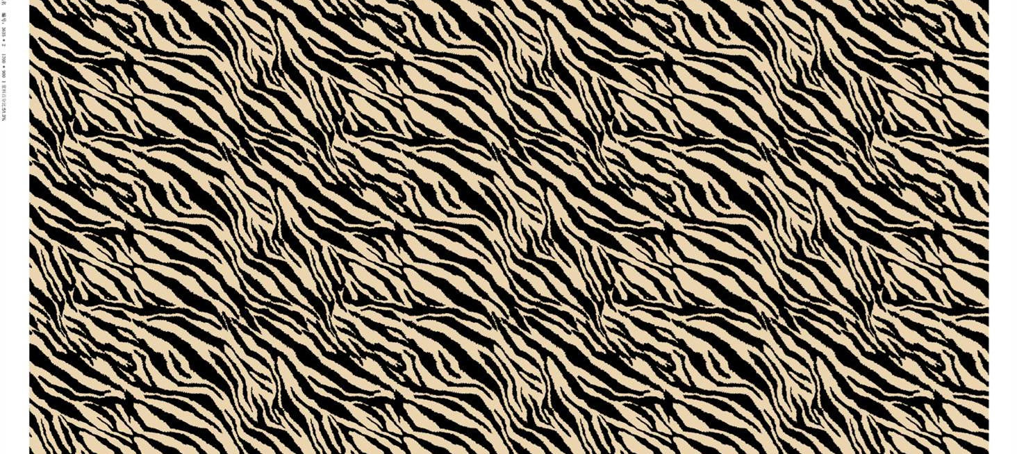 野性斑马纹面料印花素材 时尚服装印花设计灵感