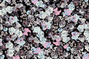 复古花卉面料印花素材 时尚服装印花设计灵感