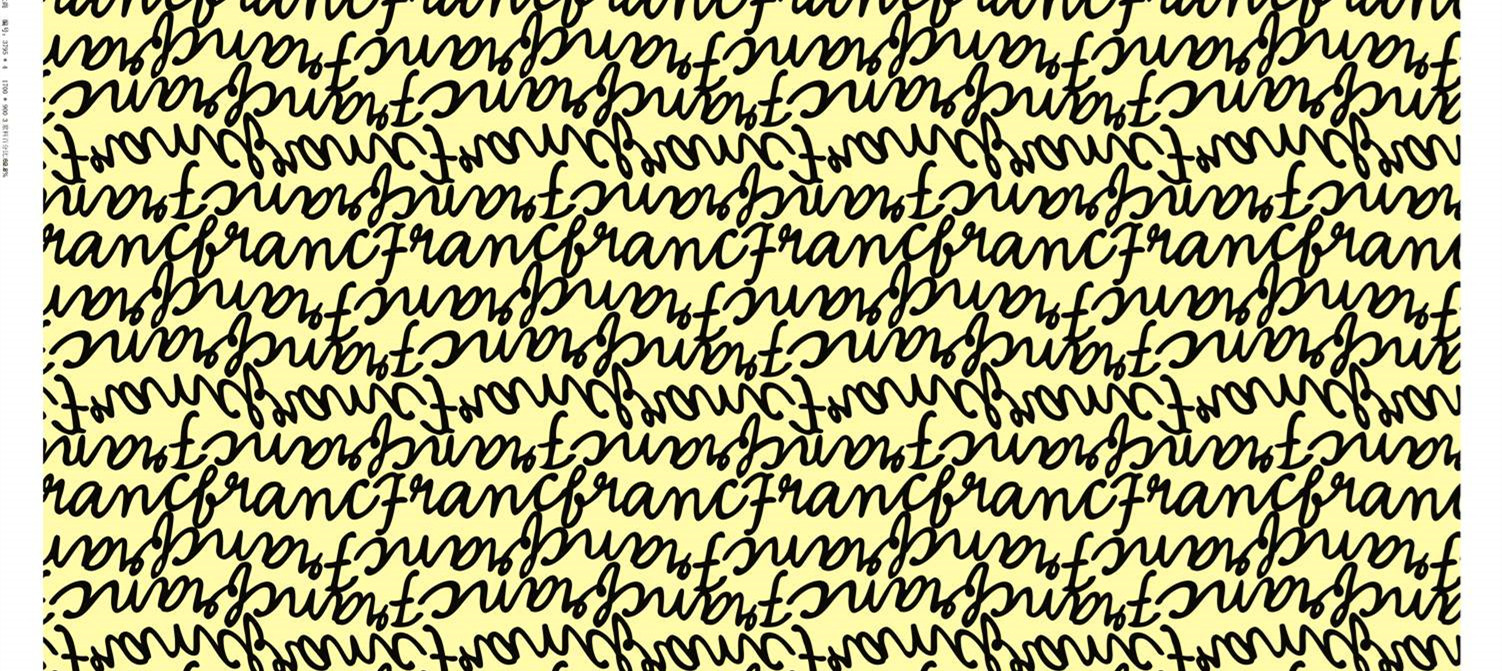 复古手写风面料印花素材 时尚服装印花设计灵感