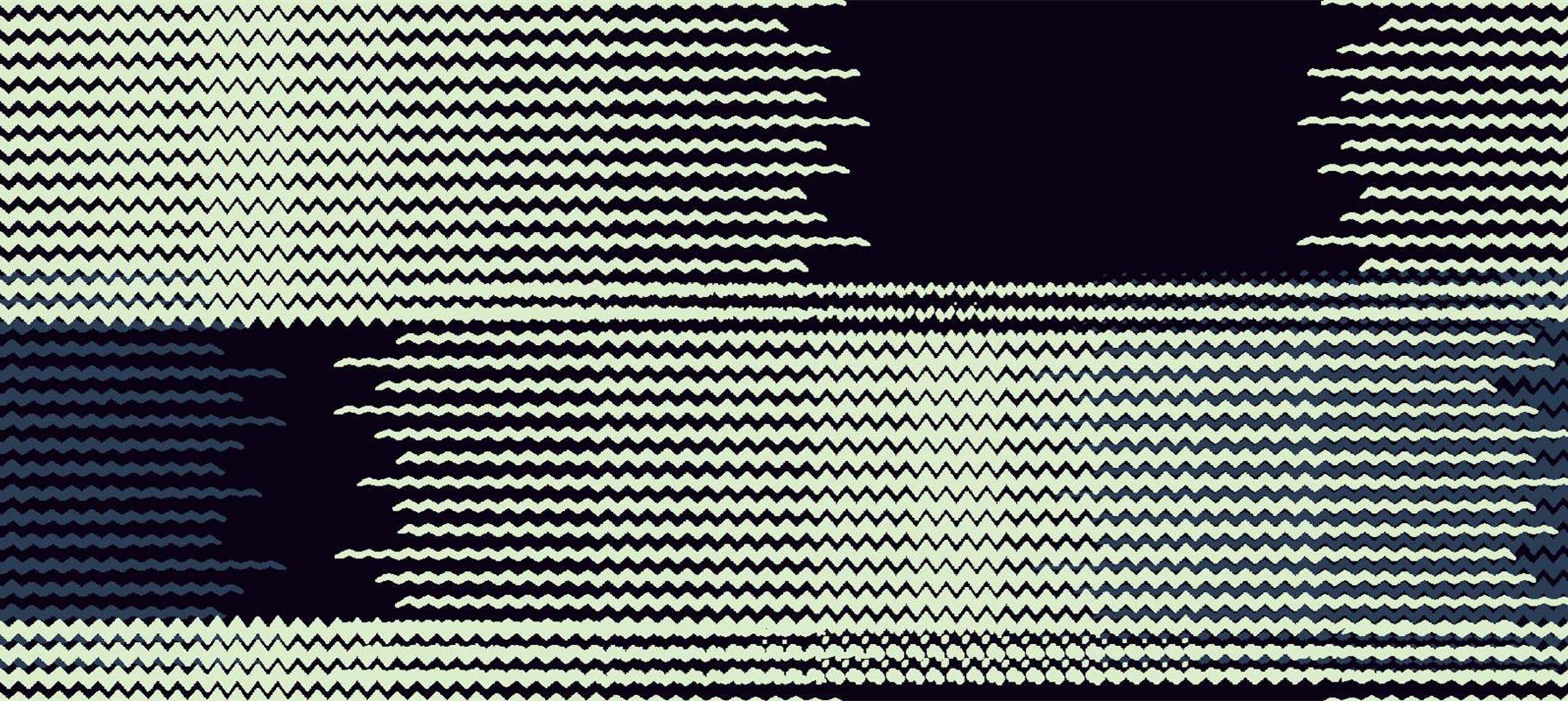 现代抽象波浪纹面料印花素材 时尚服装印花设计