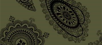 复古曼陀罗花纹面料印花 时尚服装印花素材推荐