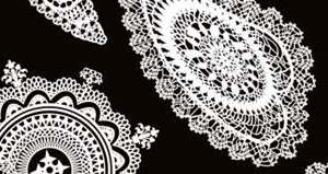 复古蕾丝花型 高端服装印花素材推荐