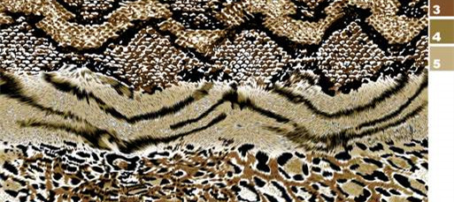 时尚动物纹理面料印花素材,打造个性服装印花设计