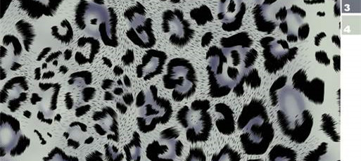 高级质感豹纹面料印花素材 服装印花设计必备