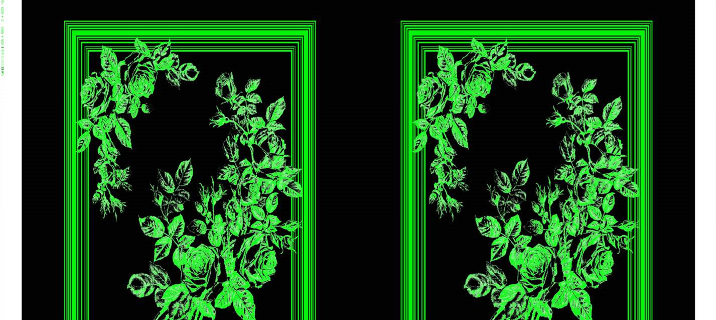 复古玫瑰花纹样 高端面料印花素材