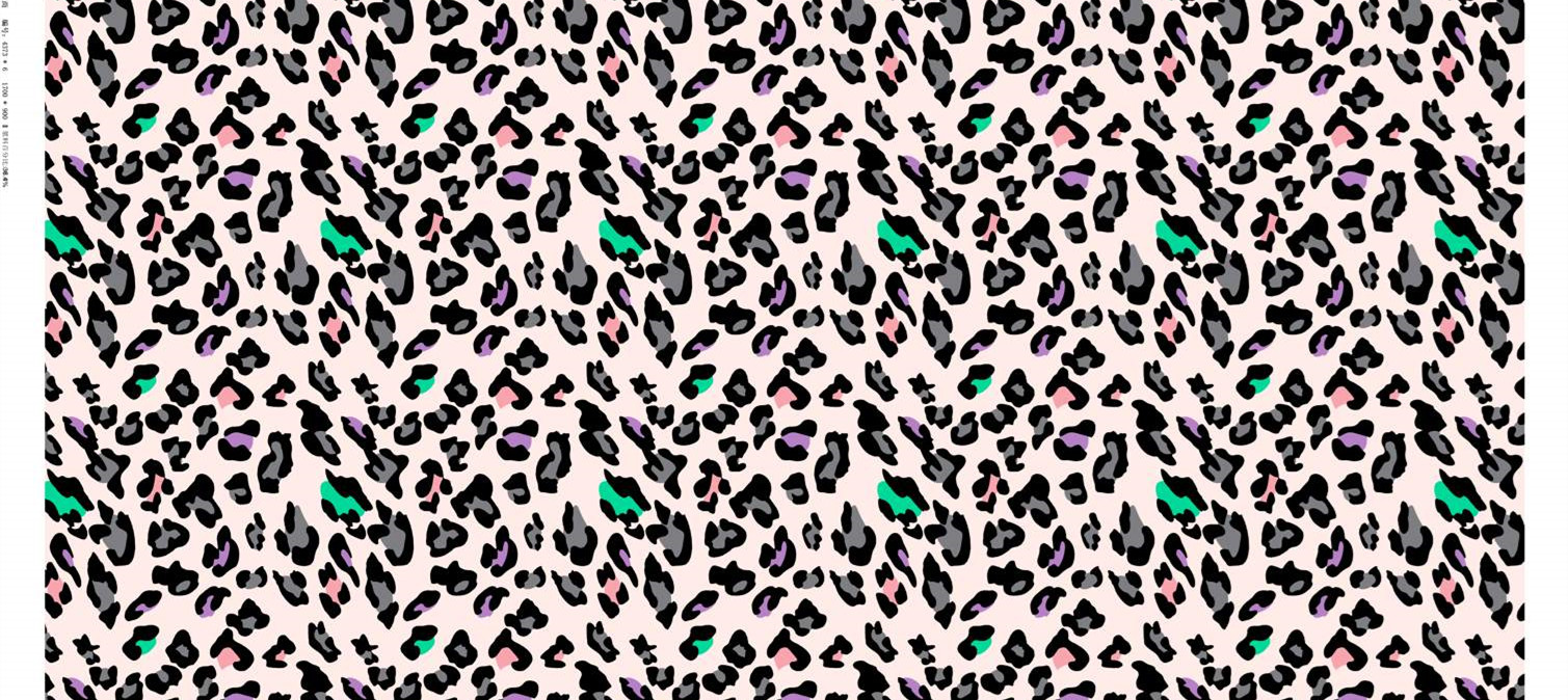 时尚豹纹面料印花素材,适用于服装设计与潮流服饰