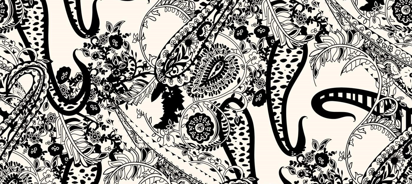 经典佩斯利花卉图案 服装印花高清素材推荐