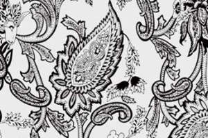 复古手绘佩斯利纹样 高端面料印花素材推荐