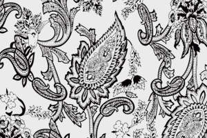 复古佩斯利花纹 服装印花设计素材推荐