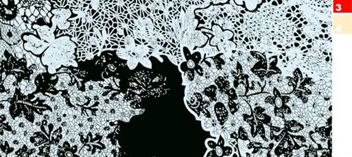 复古蕾丝纹理 高端面料印花素材 适用于服装印花设计