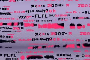 潮流字母涂鸦风面料印花素材 时尚服装印花设计灵感